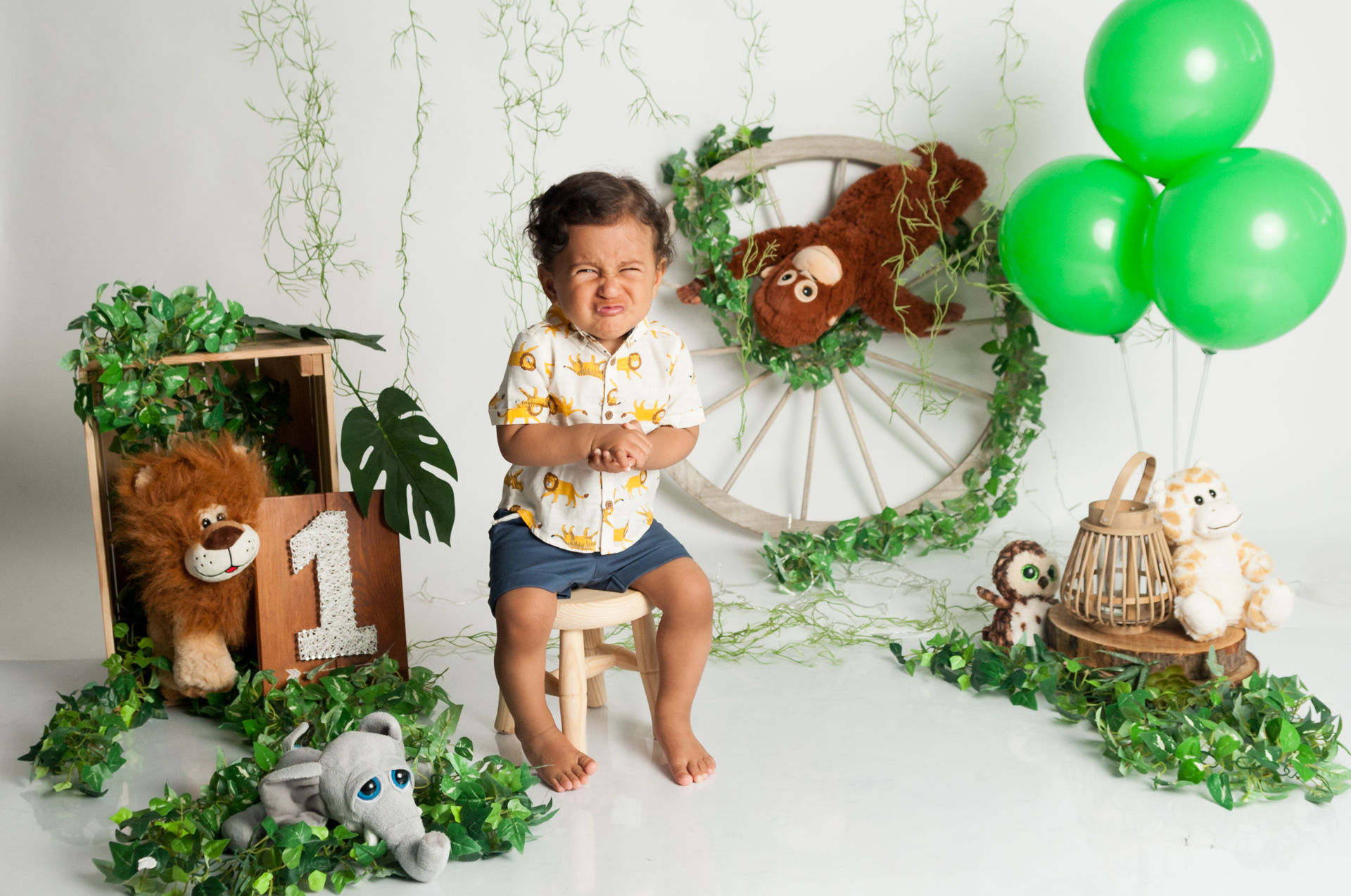 Foto Cake Smash Safari Foto Cake Smash Safari - Imagem 0
