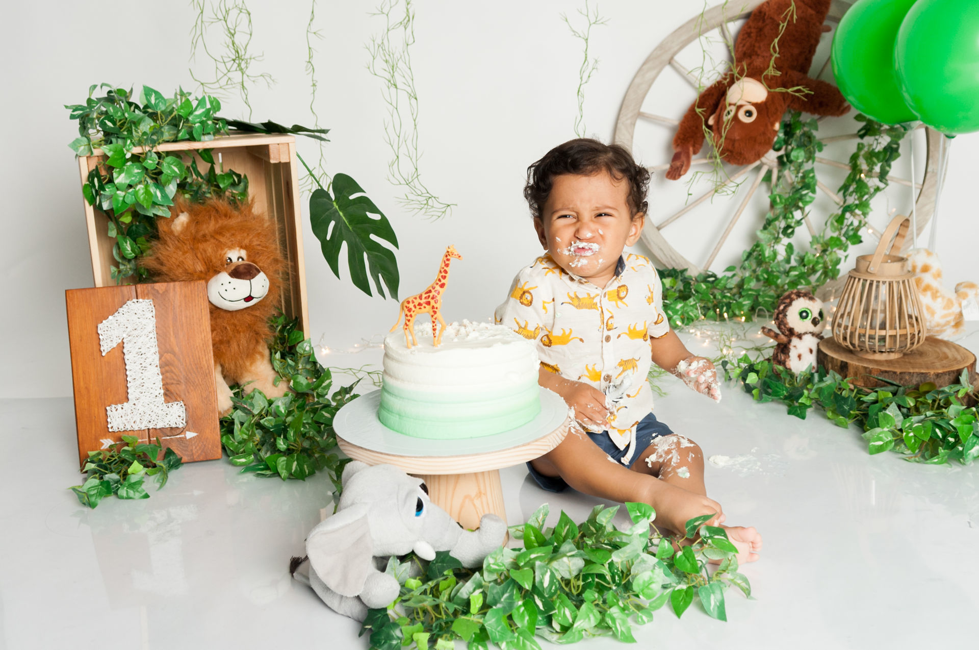 Foto Cake Smash Safari Foto Cake Smash Safari - Imagem 15
