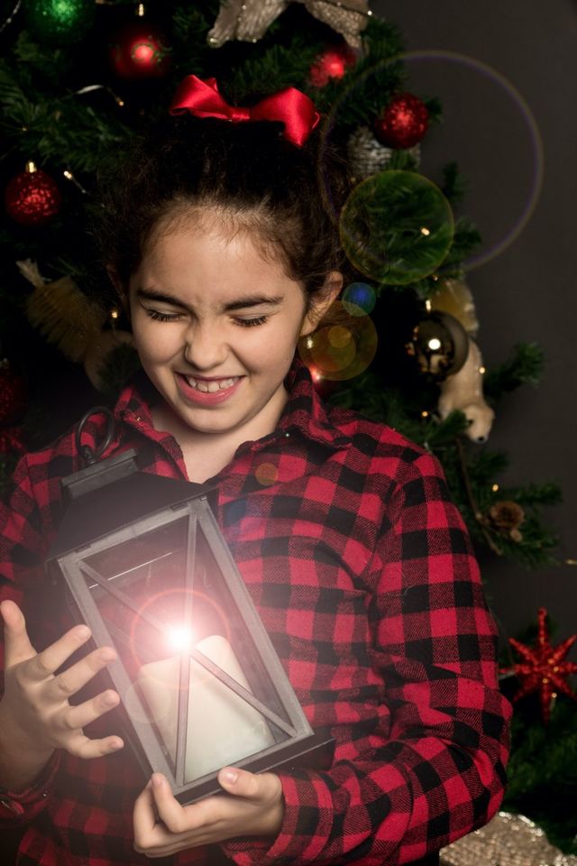 Sessão fotográfica de Natal em estúdio Sessão fotográfica de Natal em estúdio